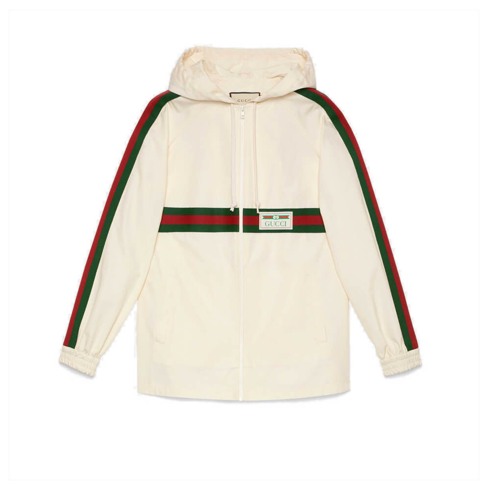 Gucci Cotton Jacket With Gucci Label 605613