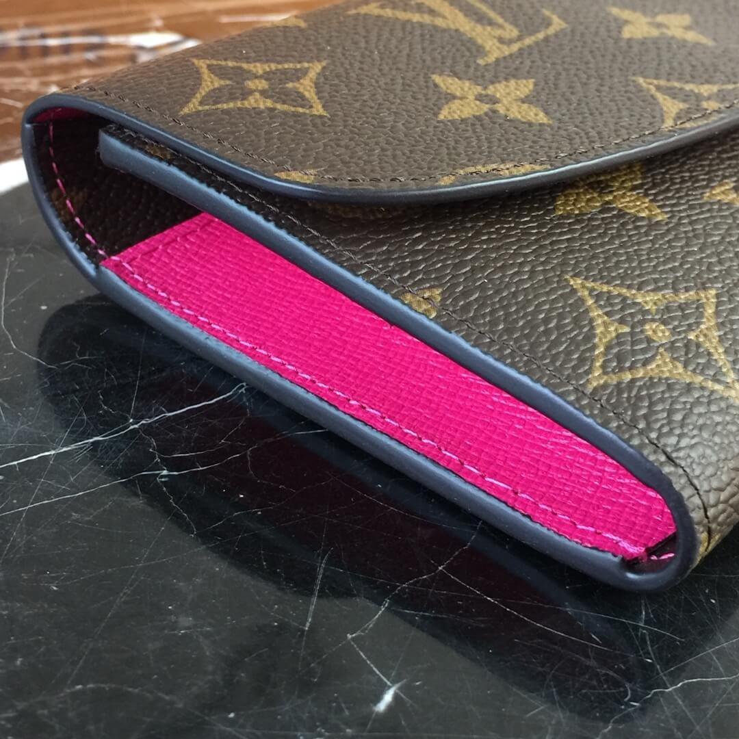 Louis Vuitton Monogram Canvas Emilie Wallet M60696
