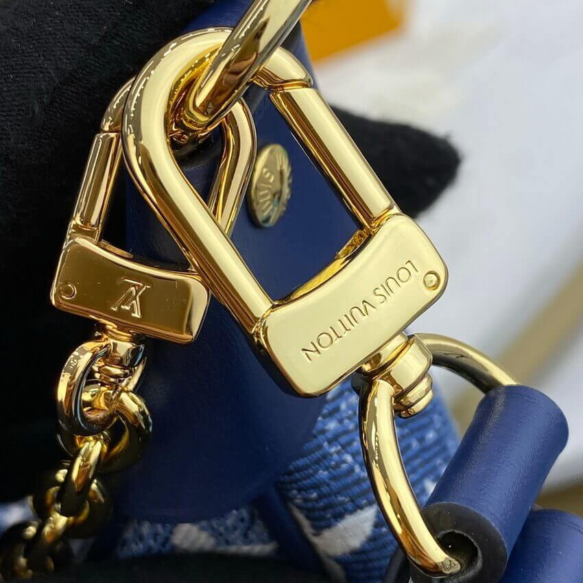 Louis Vuitton Monogram Denim Loop Bag M81166 Blue