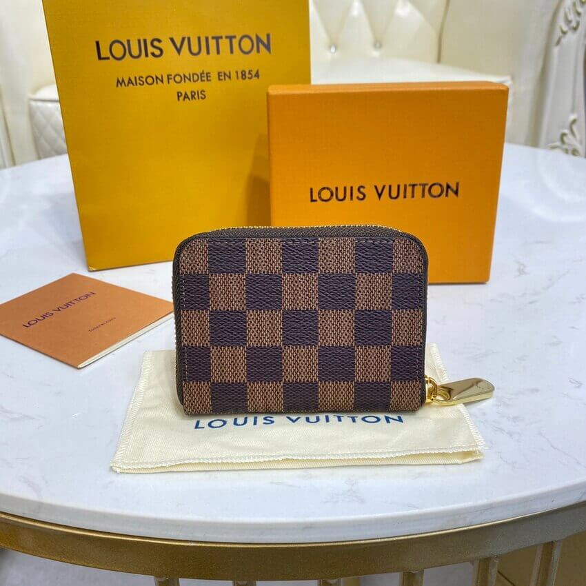 Louis Vuitton Damier Ebene Zippy Coin Purse N80492
