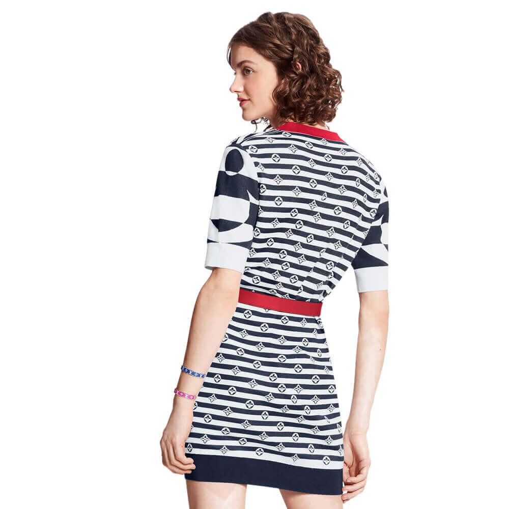 Louis Vuitton LV Escale Sailor Style Dress 1A7TH3