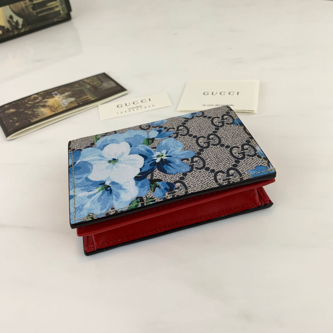 Gucci GG Blooms Card Case Wallet 453176