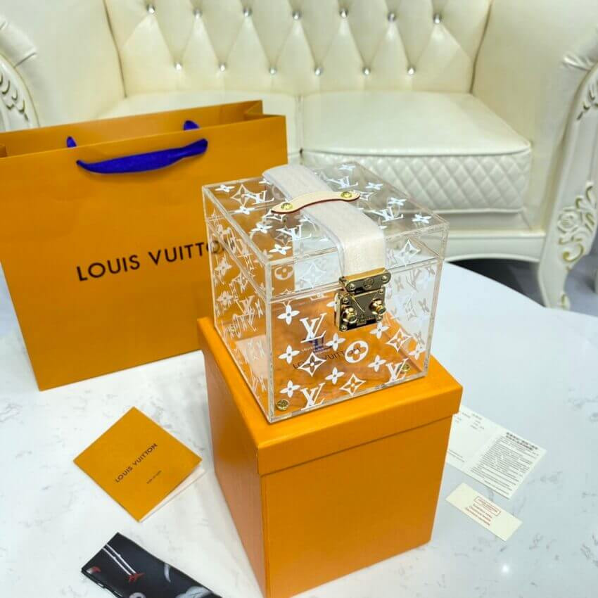Louis Vuitton Cube Scott Box in Transparent GI0481