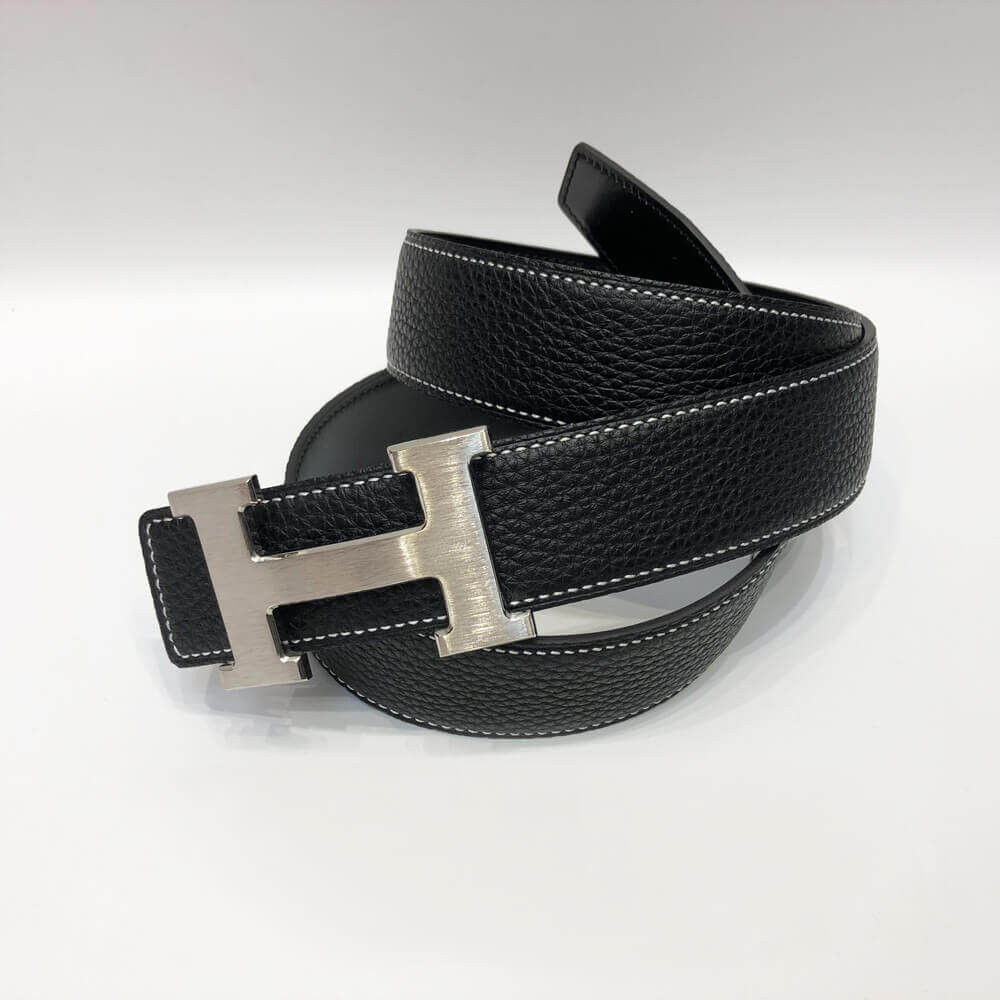 Hermes H Belt Buckle & Reversible Leather Strap 38 mm HB02