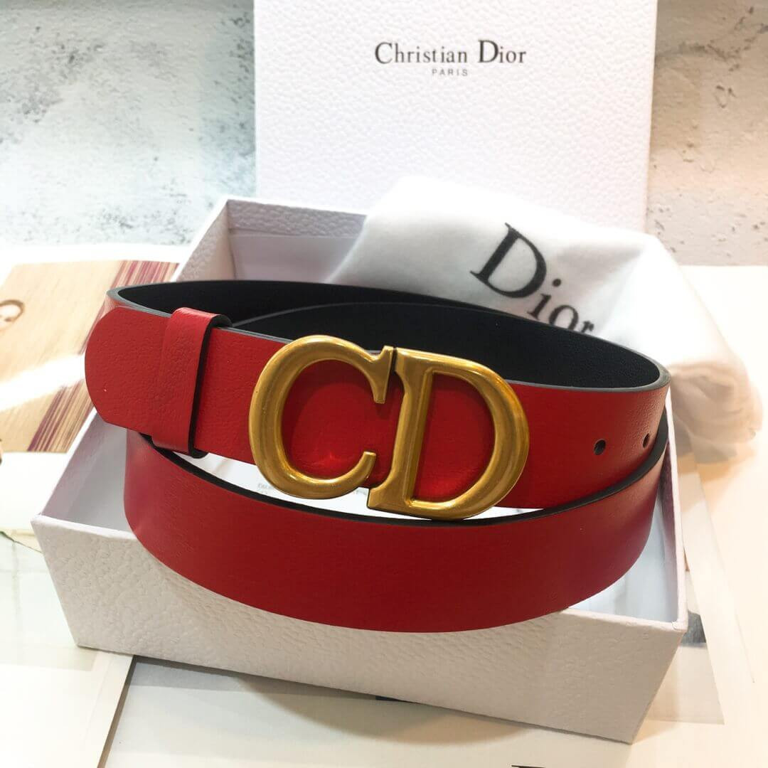 Christian Dior Saddle 3.0cm Belt B0042