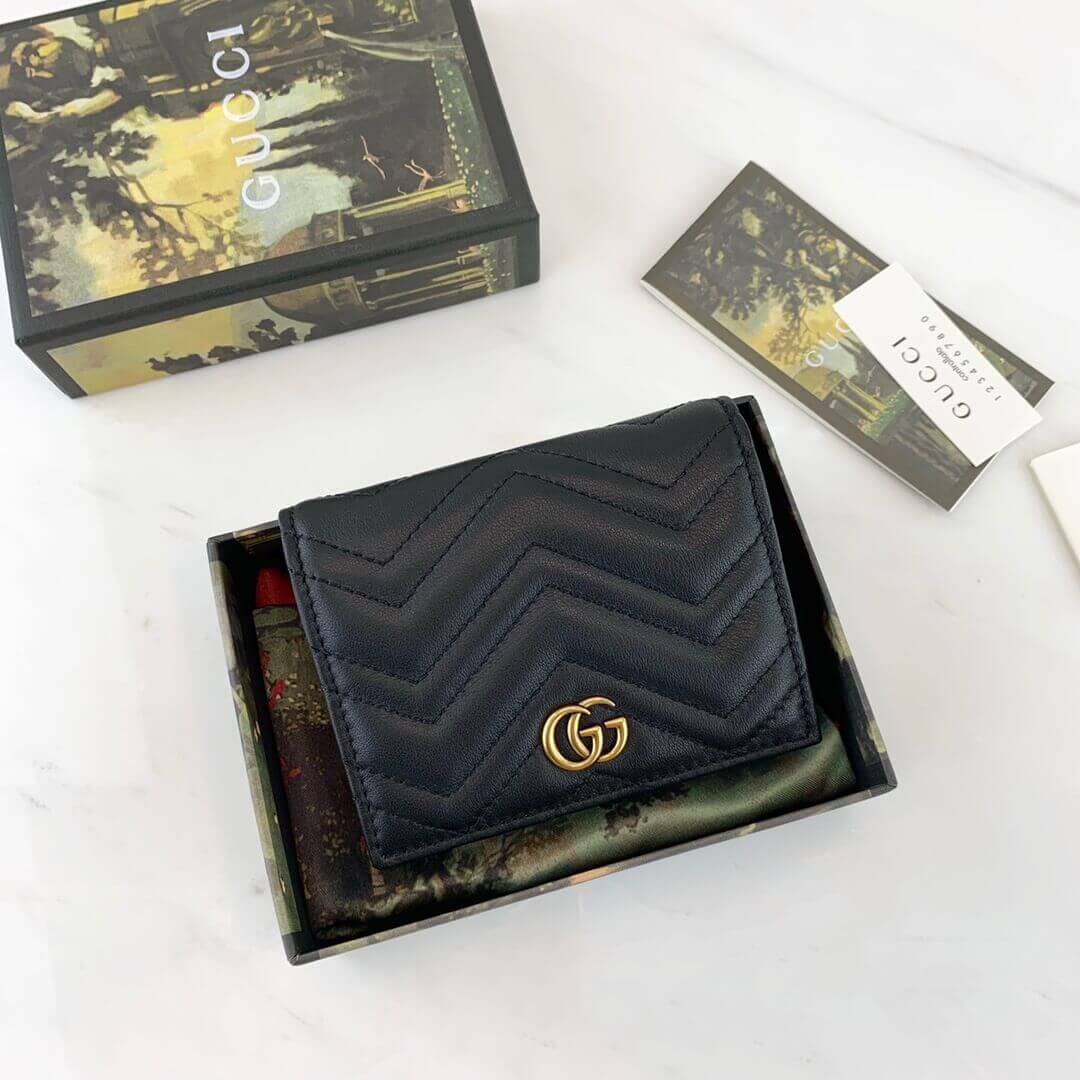 Gucci GG Marmont Card Case Wallet 466492