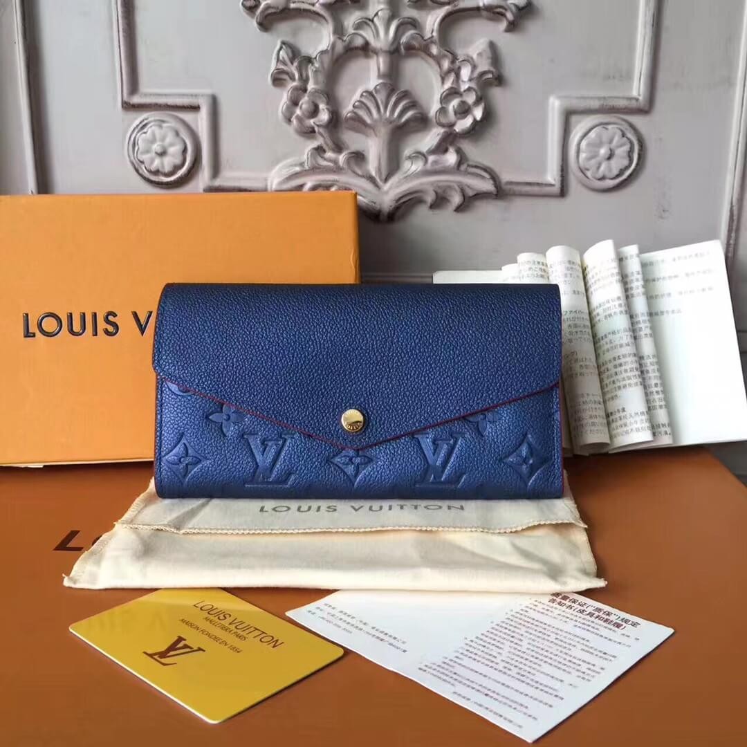 Louis Vuitton Monogram Empreinte Sarah Wallet M61181