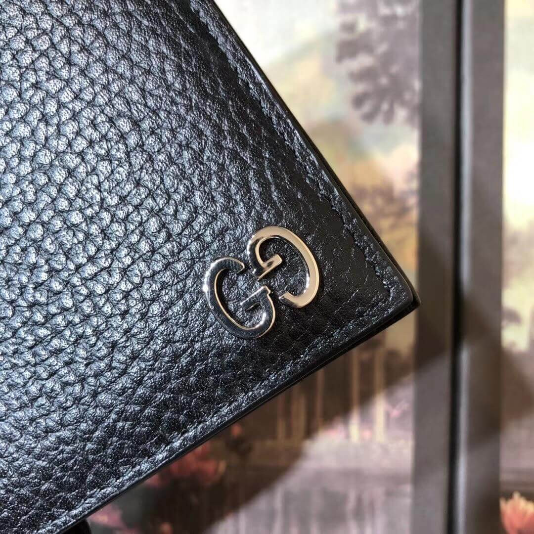 Gucci Leather Folding Wallet 473916