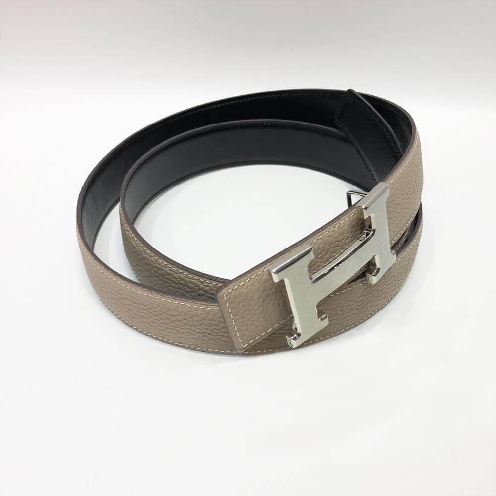 Hermes H Belt Buckle & Reversible Leather Strap 38 mm HB03