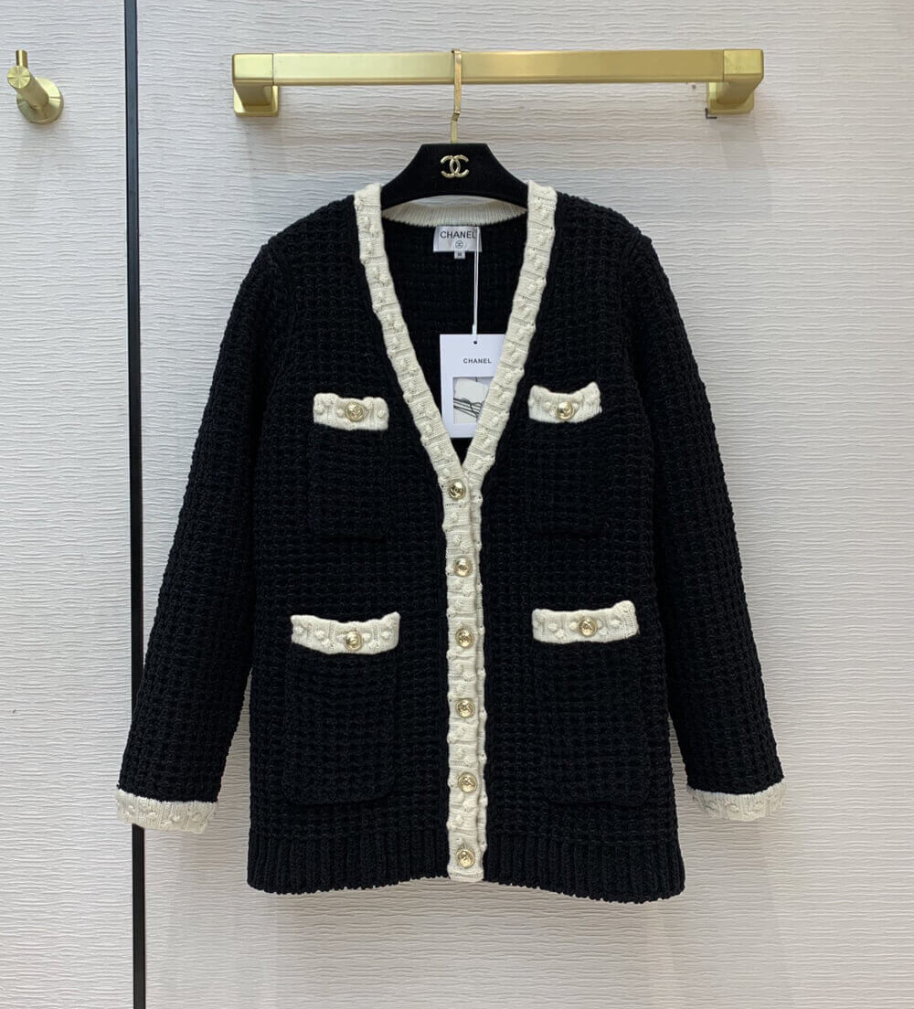 Chanel Wool Tweed Jacket A85786