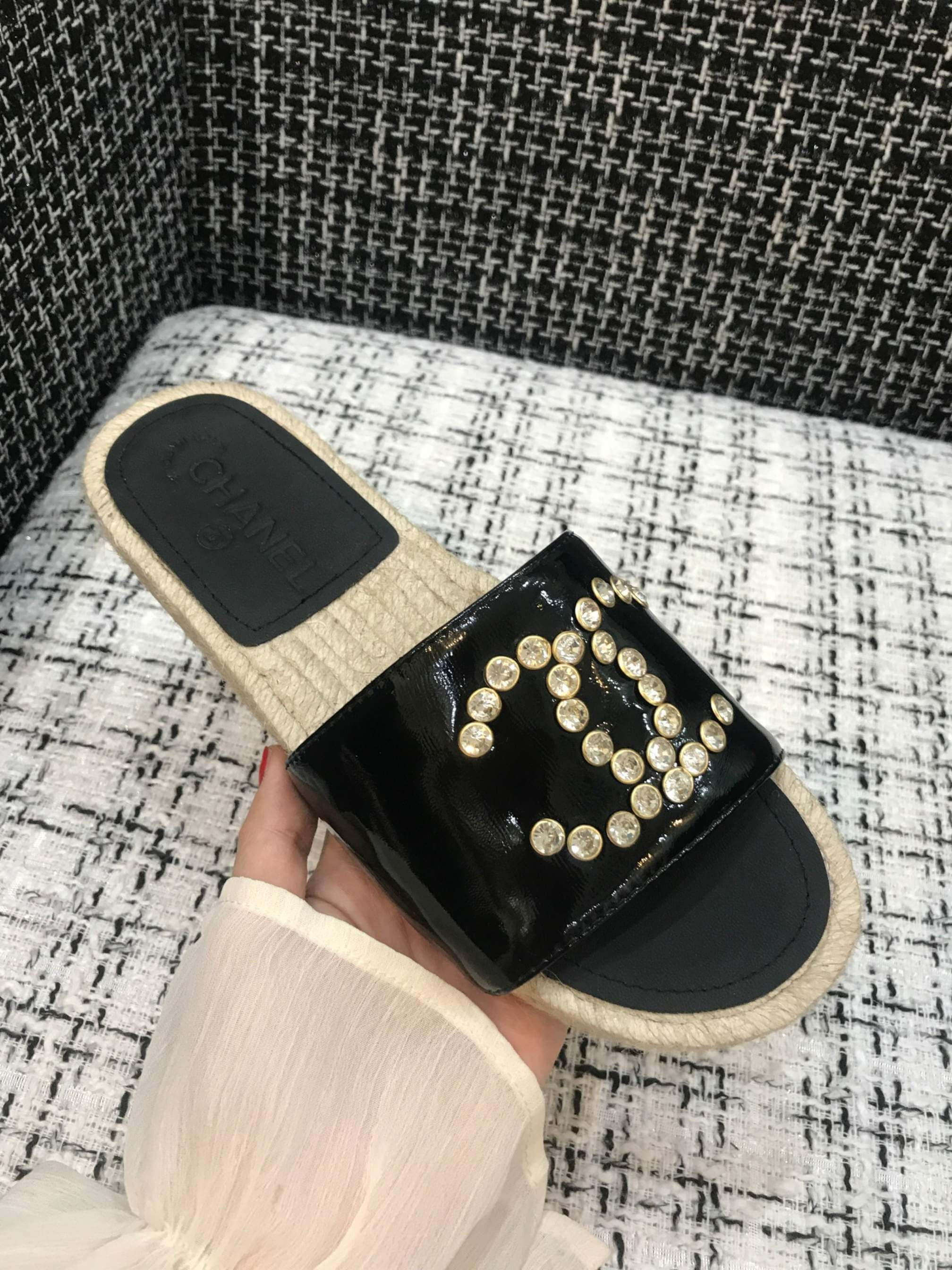 Chanel Paten Calfskin Mules G35603