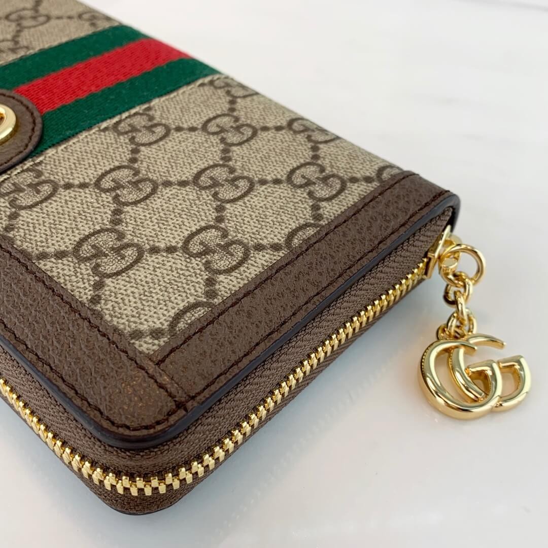 Gucci Ophidia GG Zip Around Wallet 523154
