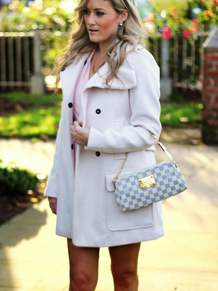 Louis Vuitton Damier Azur Canvas Eva Clutch N55214