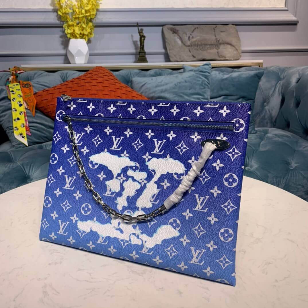 Louis Vuitton Monogram Clouds A4 Pouch M44484