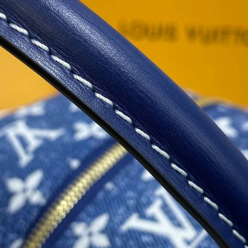 Louis Vuitton Denim Jacquard Textil Square Bag M59611