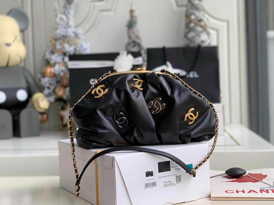 Chanel Calfskin Clutch AS2137
