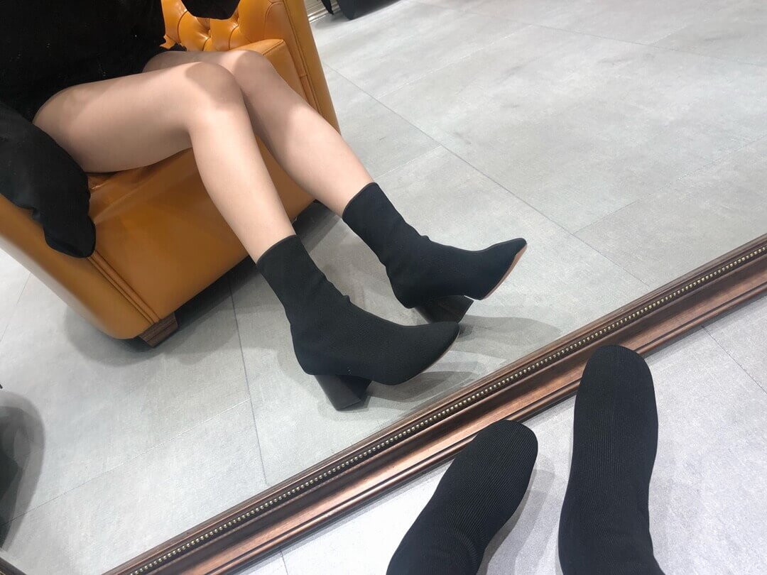 Celine 7cm Sock Ankle Boots 179425