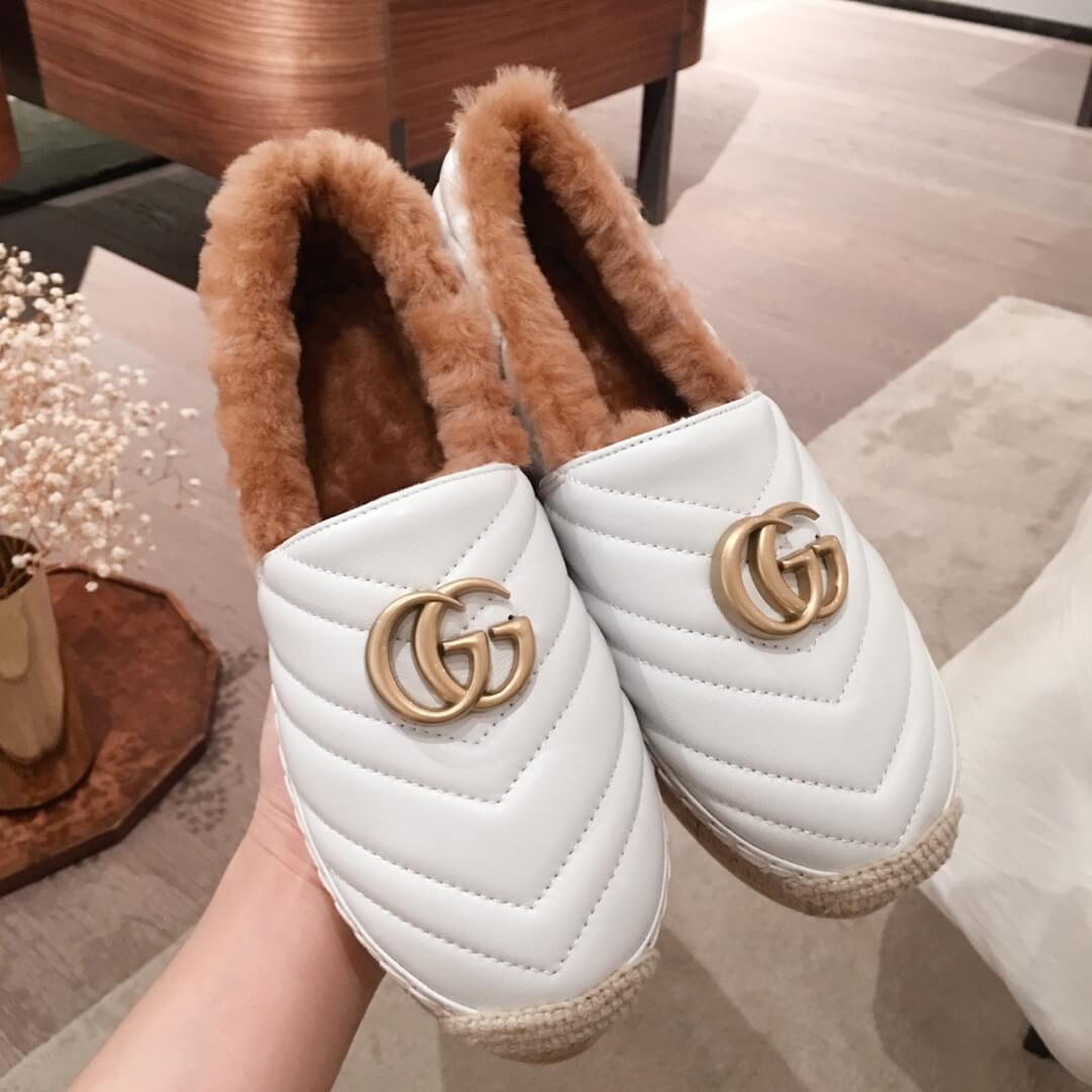 Gucci Leather Espadrille With Double G 551891