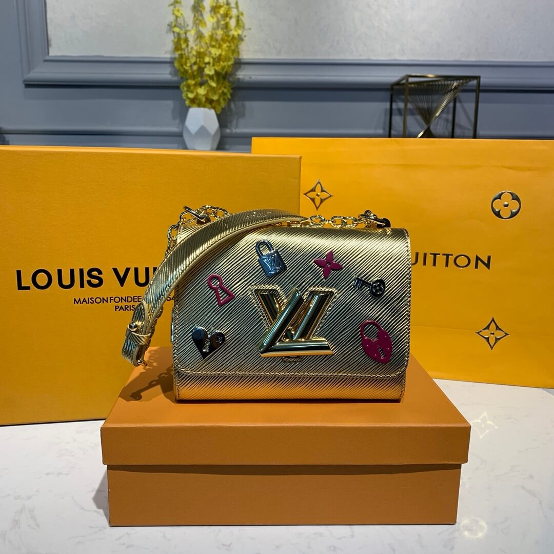 Louis Vuitton Epi Leather Twist PM M50332 Gold