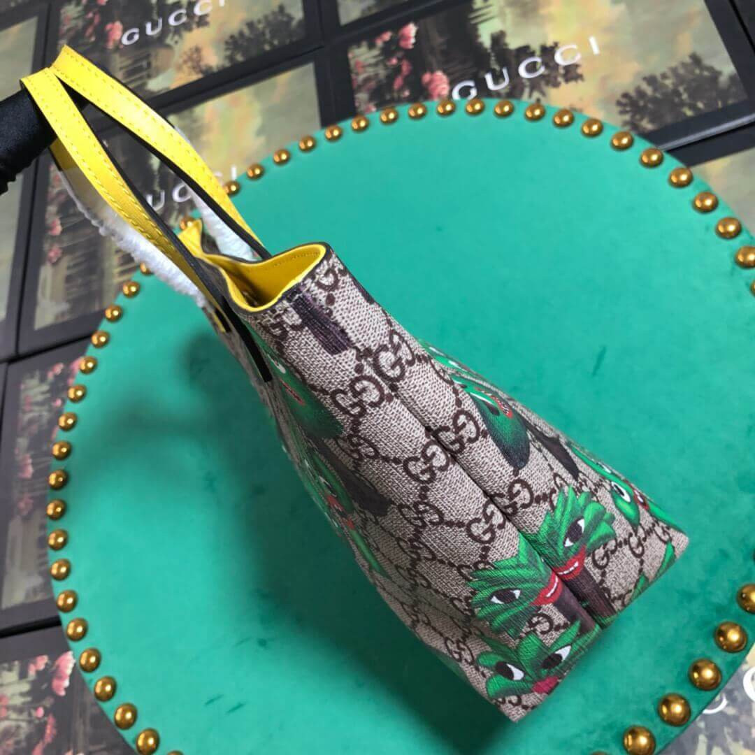 Gucci Childrens GG Smiling Plants Tote 410812