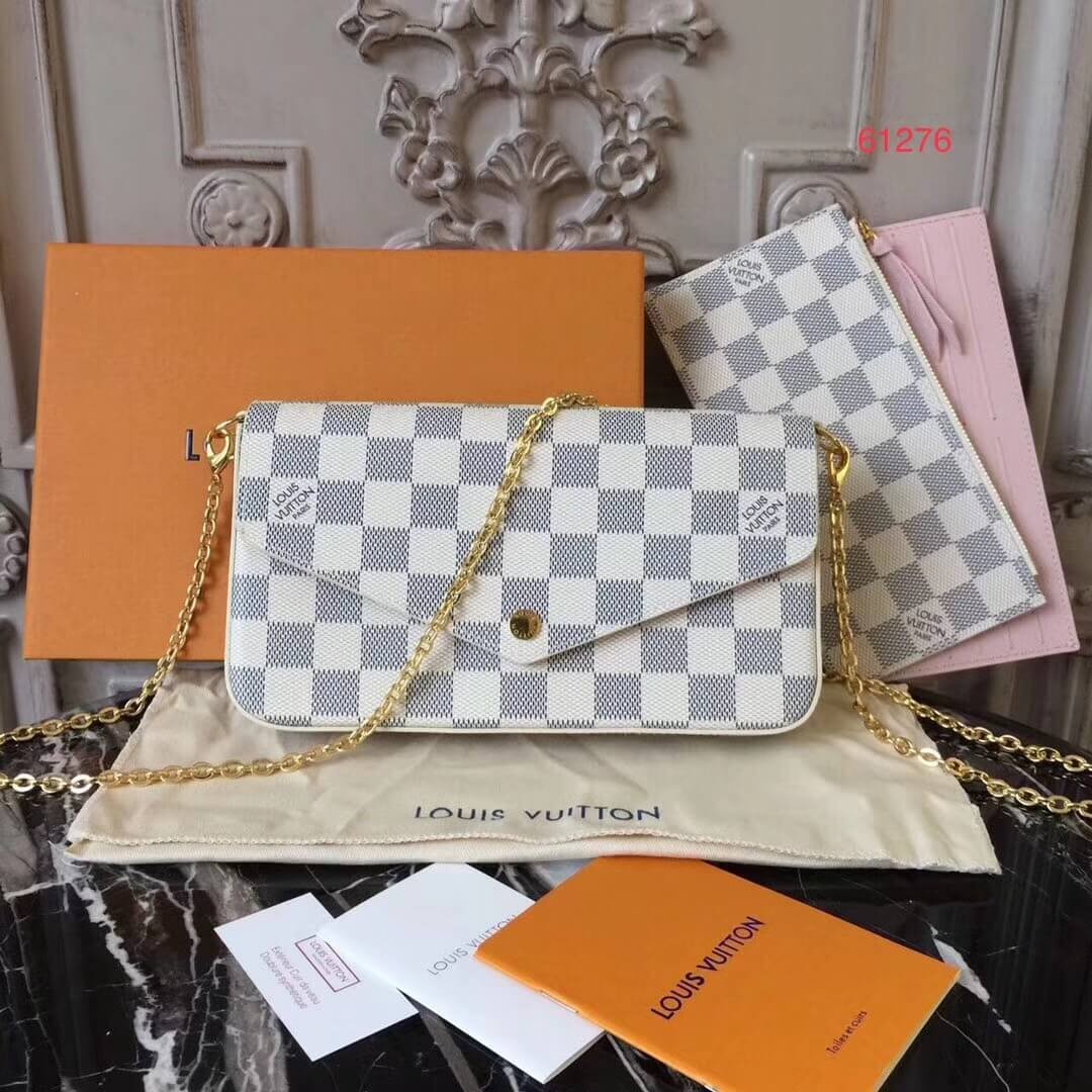 Louis Vuitton Damier Azur Canvas Pochette Felicie N63106