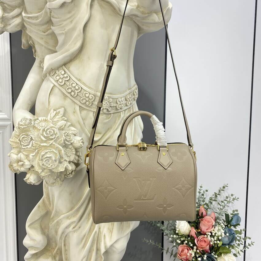 Louis Vuitton Monogram Empreinte Speedy Bandouliere 25 M59273