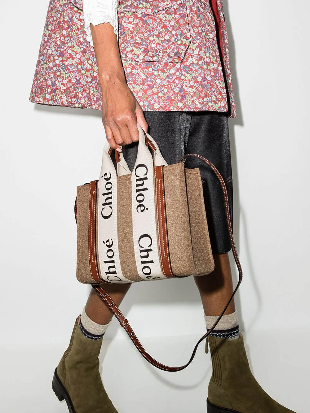 Chloe Small Woody Tote Bag N7666