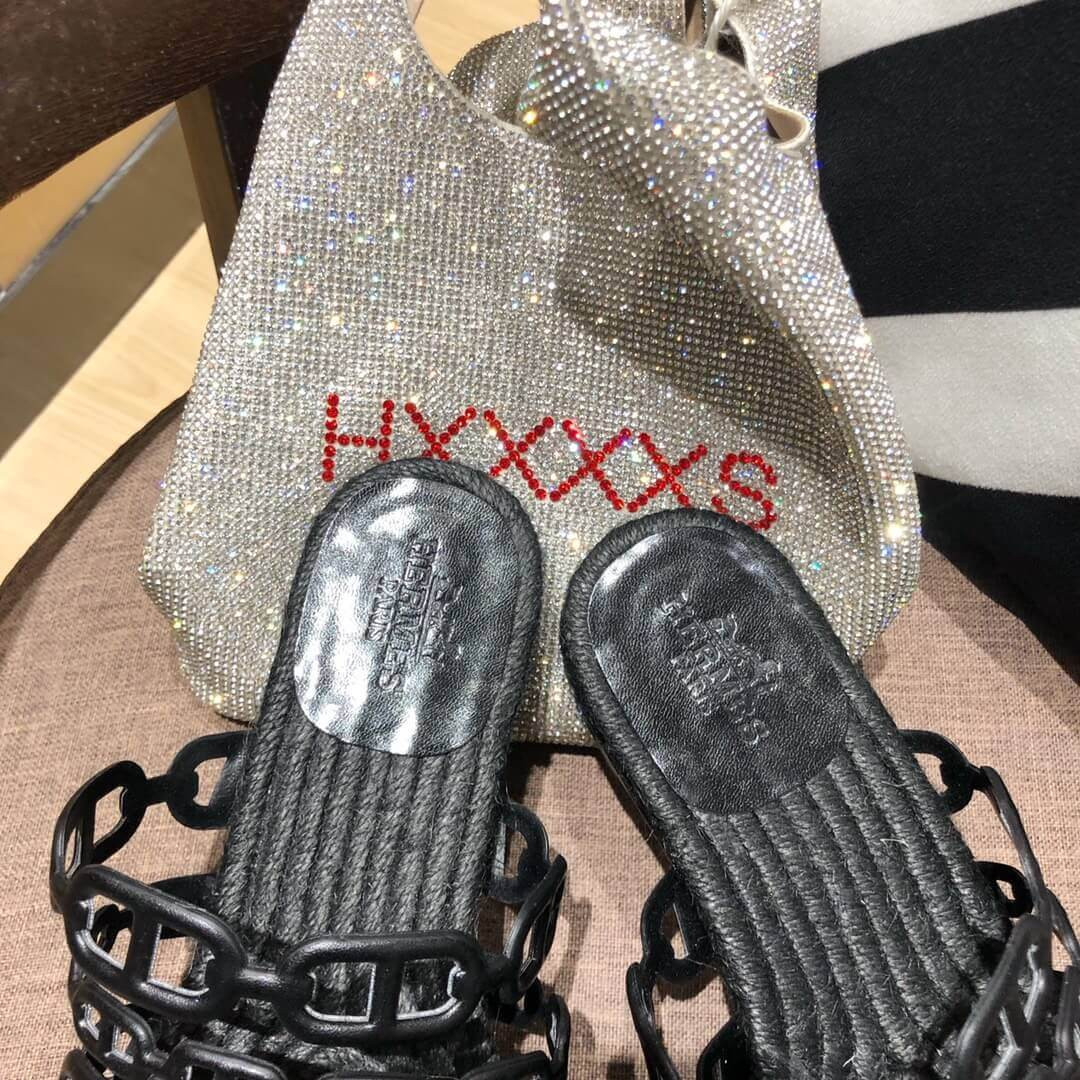 Hermes Ancone Espadrille Nappa Leather H2011