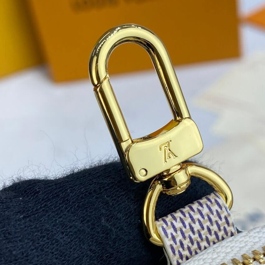 Louis Vuitton Damier Azur Round Coin Purse N60493