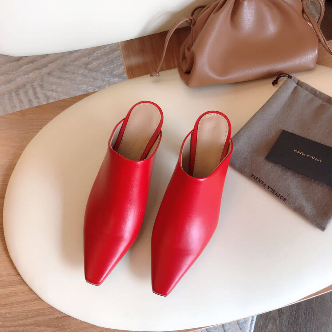 Bottega Veneta Almond Mules 608838