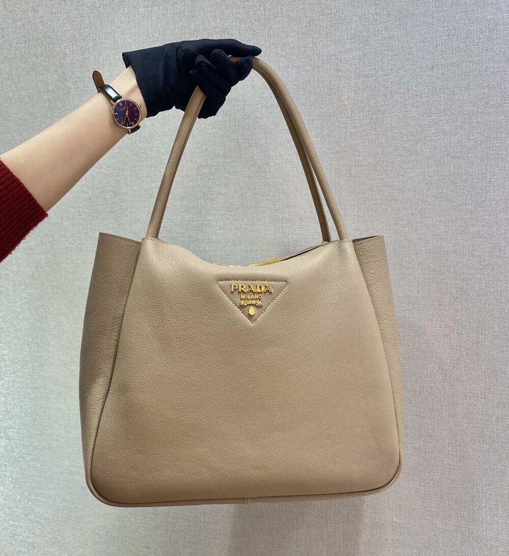 Prada Deerskin Leather Tote Bag 1BC142