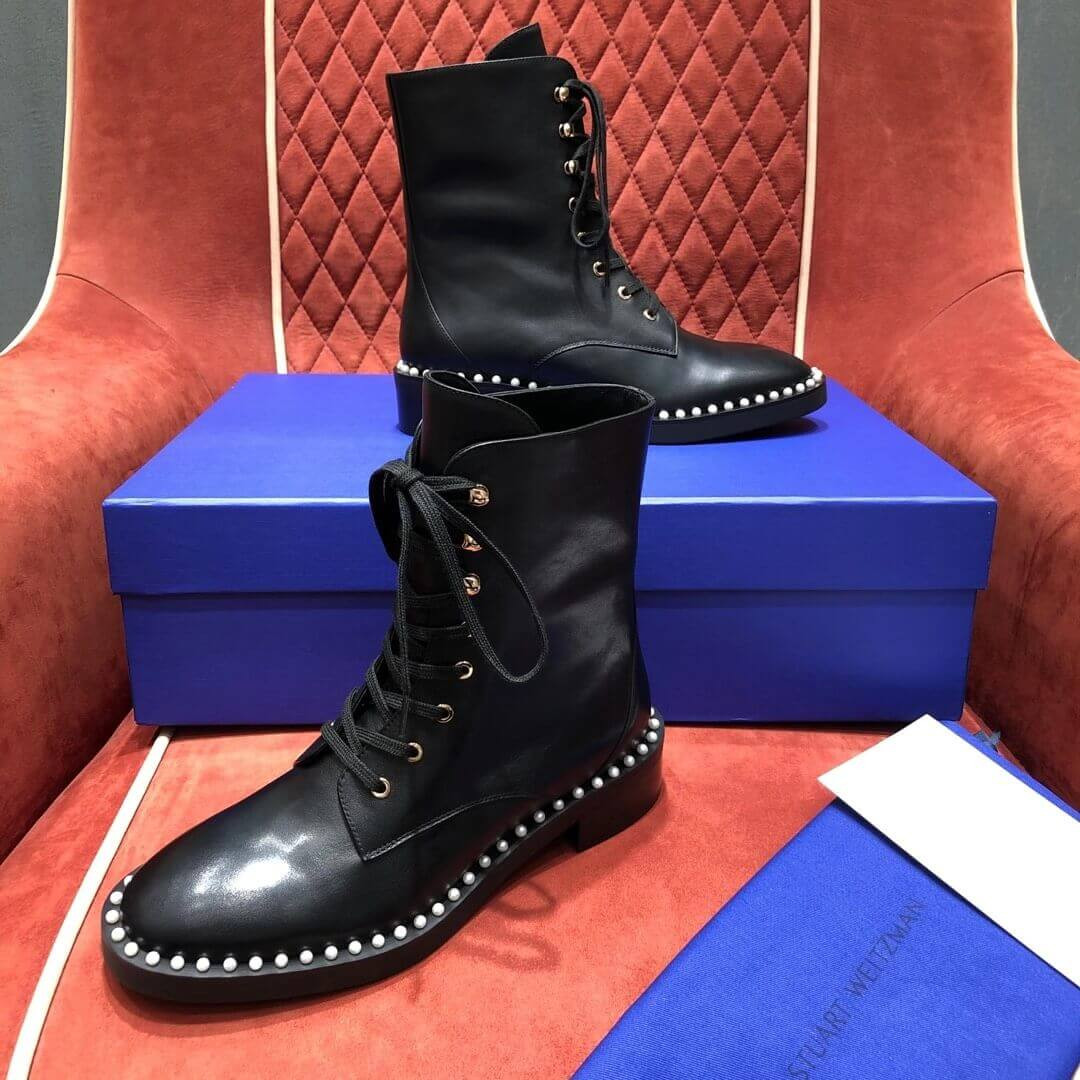Stuart Weitzman Sondra Pearl Lined Boots