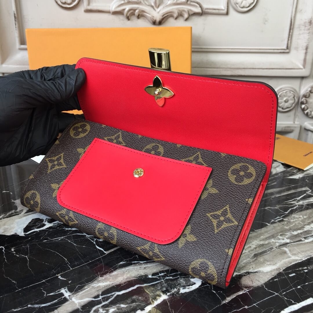 Louis Vuitton Monogram Cavas Flower Wallet M62566