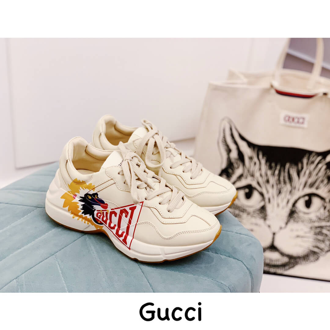 Gucci Rhyton Monkey Unisex Dad Sneakers ‎‎524991