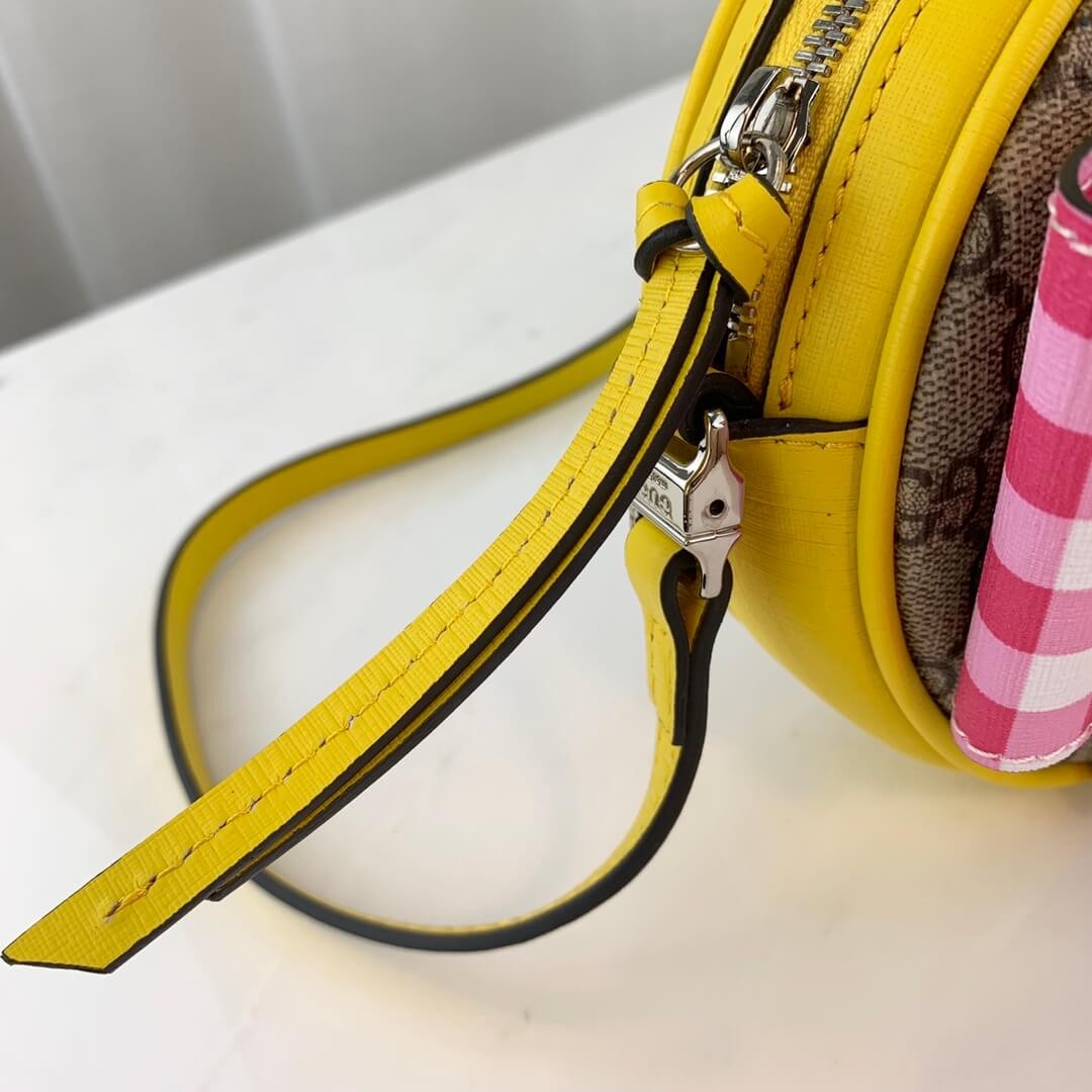 Gucci Childrens Check Bow GG Messenger 478294