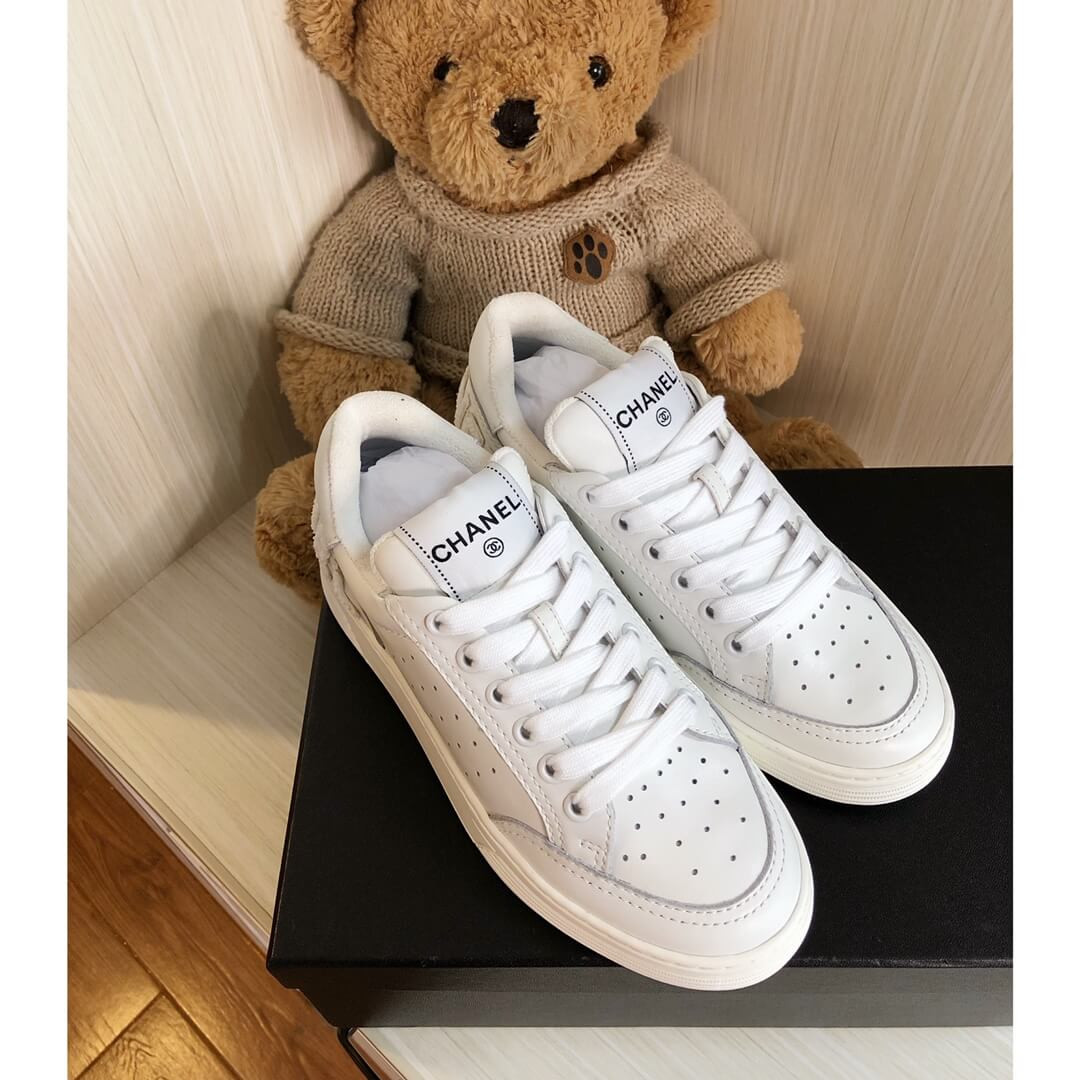 Chanel Rainbow Sneakers G35934 White