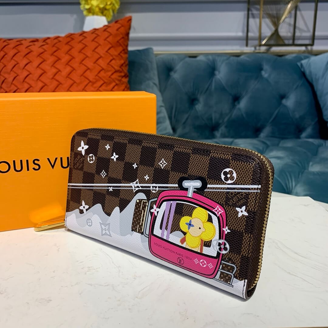 Louis Vuitton Courchevel Zippy Wallet N60257