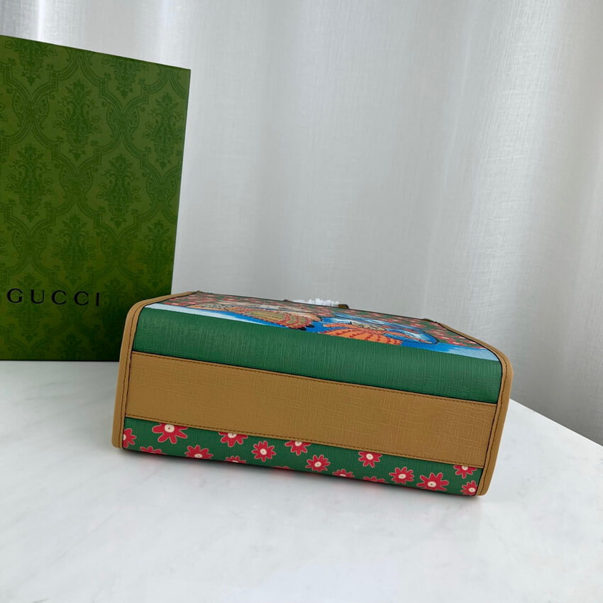 Gucci Kitten Print Tote Bag 630542
