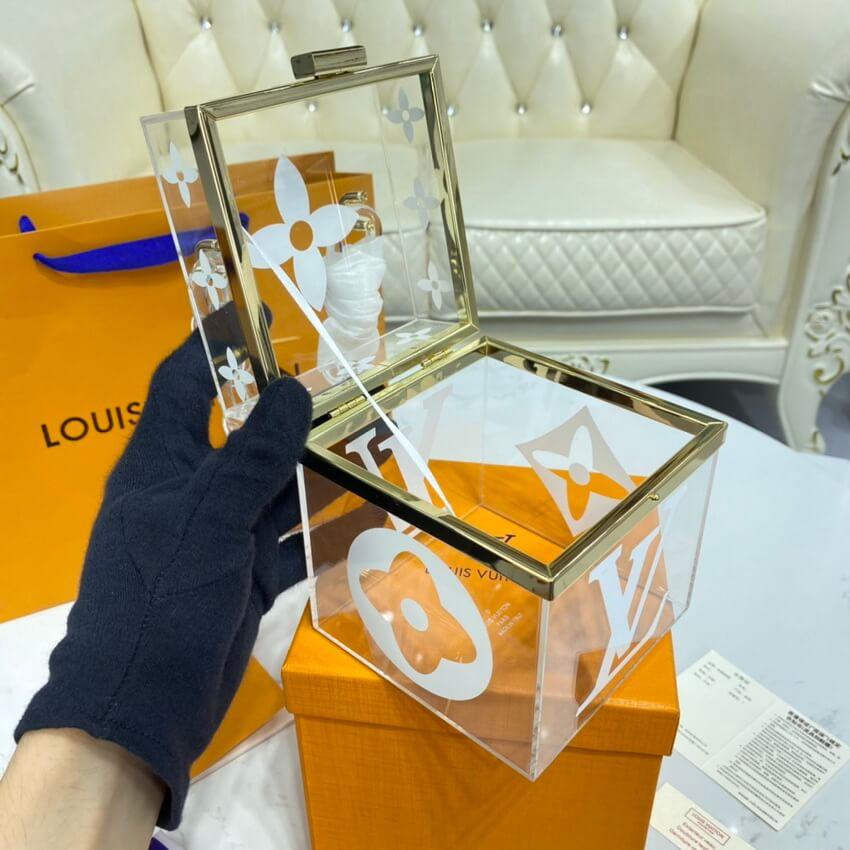 Louis Vuitton Cube Scott Box in Transparent GI0488