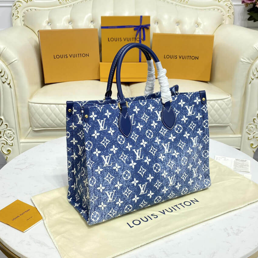 Louis Vuitton Monogram Jacquard Denim OnTheGo MM M59608