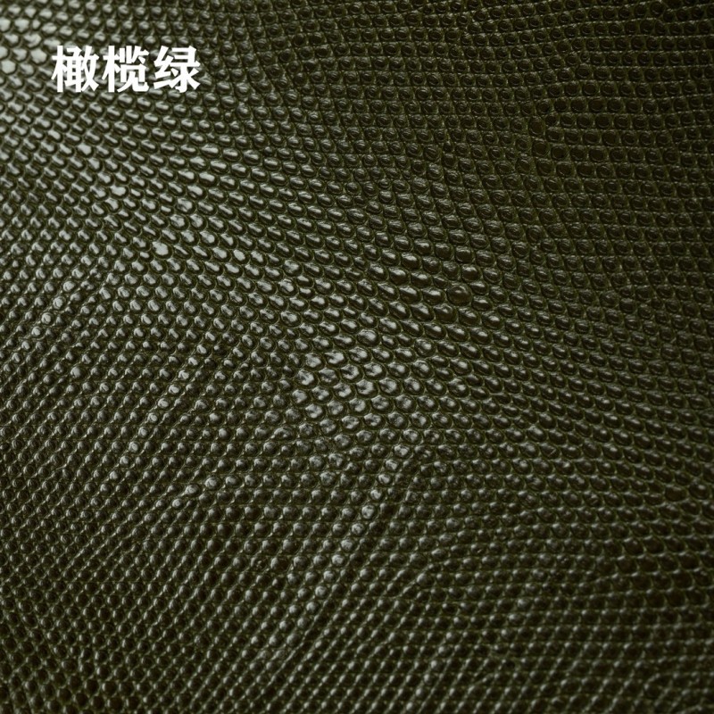 Hermes makes exclusive leather monitor lizard: 61 olive green