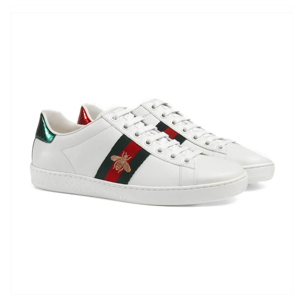 Gucci Ace Bee Embroidered Sneaker 431942