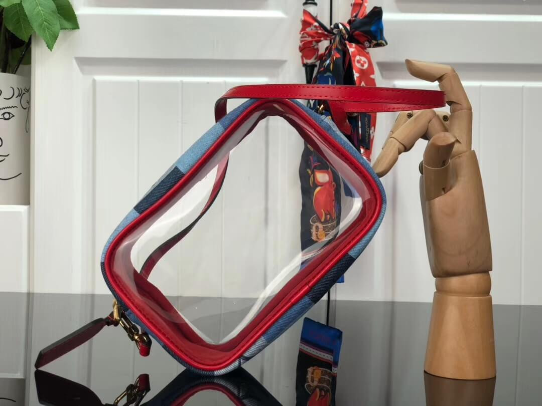 Louis Vuitton Monogram Denim Canvas Beach Pouch M68765