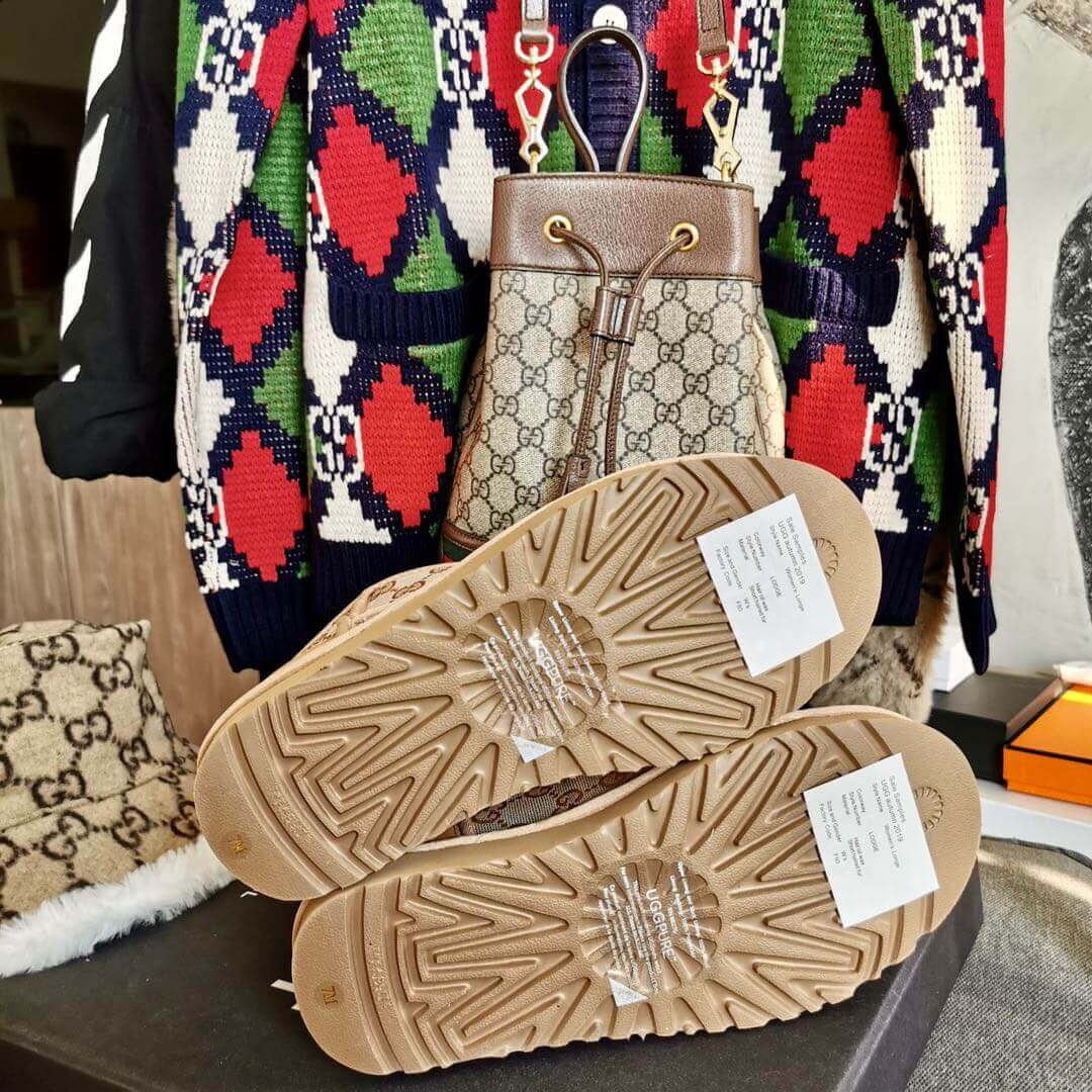 Gucci GG Wool Ankle Boot 599017