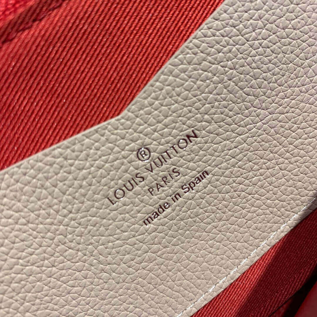 Louis Vuitton Lockme II Wallet M62350 Beige/Red