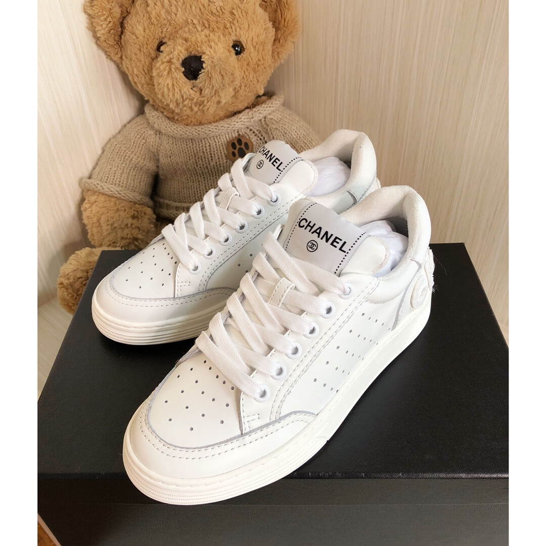 Chanel Rainbow Sneakers G35934 White