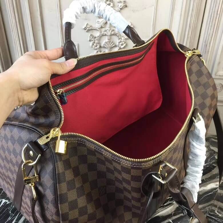 Louis Vuitton Damier Ebene Canvas Keepall Bandouliere  50 N41427