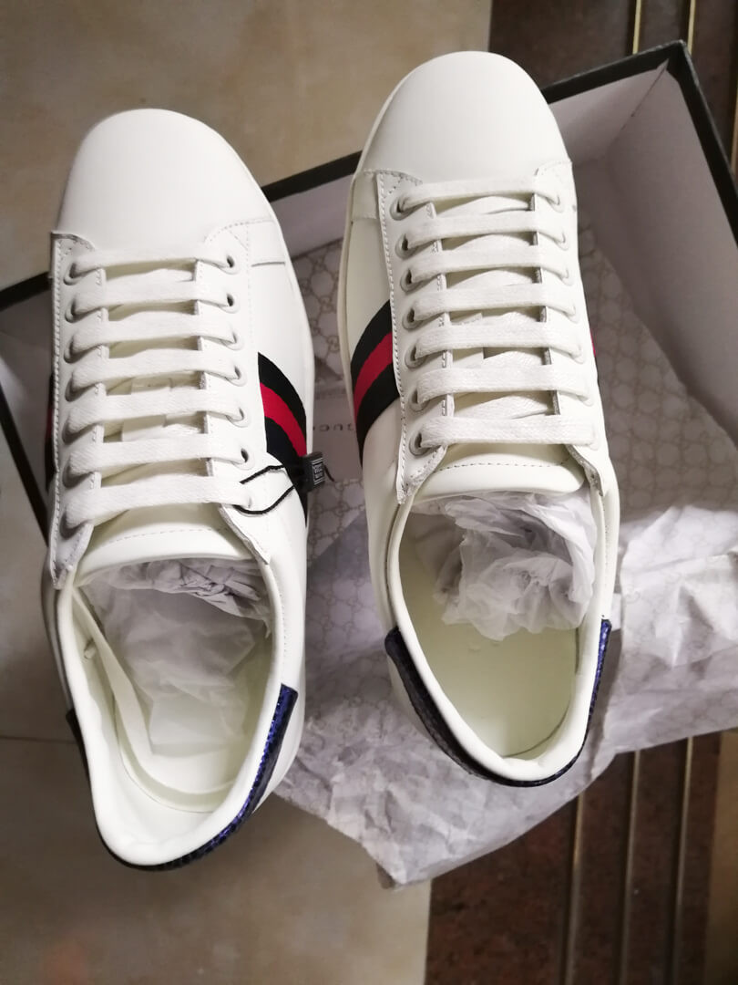 Gucci Ace Leather Sneaker 386750