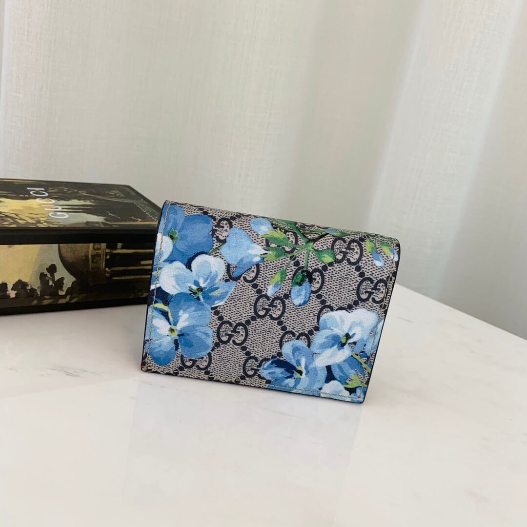 Gucci GG Blooms Card Case Wallet 453176