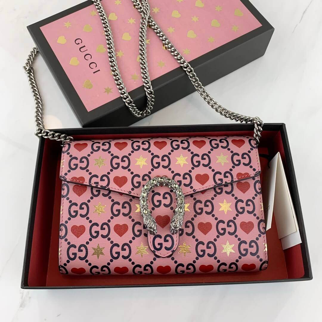 Gucci Valentines Day Exclusive Dionysus Super Mini Chain Bag 401231